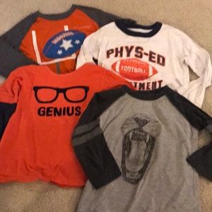 Long sleeved tees for boys